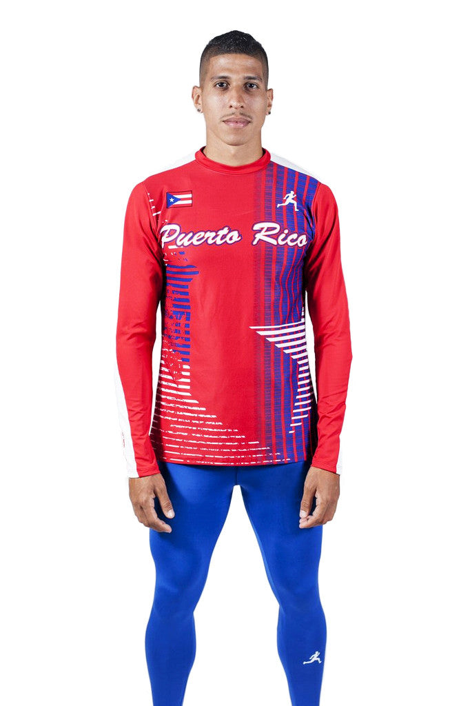Custom Sublimated Long Sleeve Tight Top with Tight Bottom