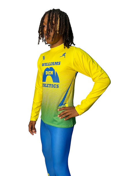 Custom Sublimated Long Sleeve Tight Top with Tight Bottom