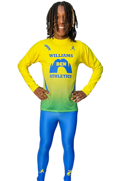 Custom Sublimated Long Sleeve Tight Top with Tight Bottom