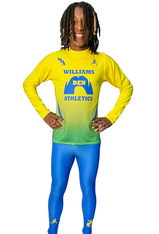 Custom Sublimated Long Sleeve Tight Top with Tight Bottom