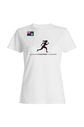 Team British Virgin Islands Running Woman Dry Blend Shirt (Y)