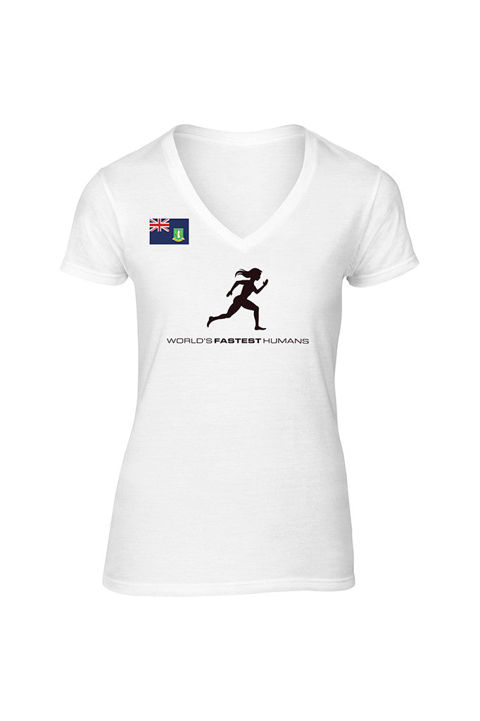Team British Virgin Islands Running Woman Dry Blend Shirt – Fastest Humans