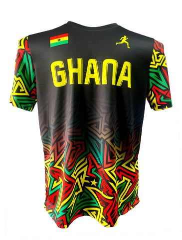 Ghana Official Men's High-Performance Shirt Black