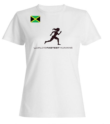 Team Jamaica Running Woman Dry Blend Shirt (Y)