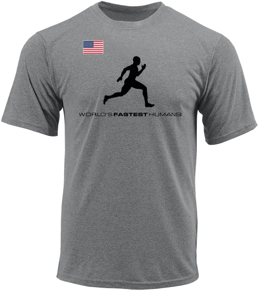 Team USA Running Man Dry Blend Shirt (Y)