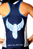 Women's Custom Sublimated Running Singlet with Compression Short