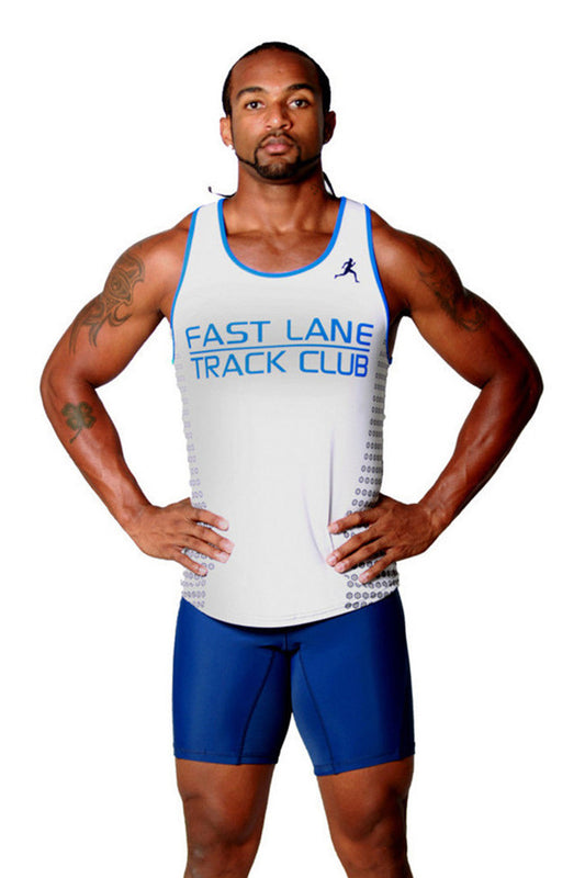 Men's Custom Sublimated Running Singlet with Compression Short